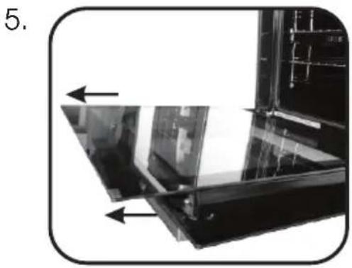 HOOVER HOZ7173IN WI - FIRIN KAPAĞININ SÖKÜLMESİ - 1