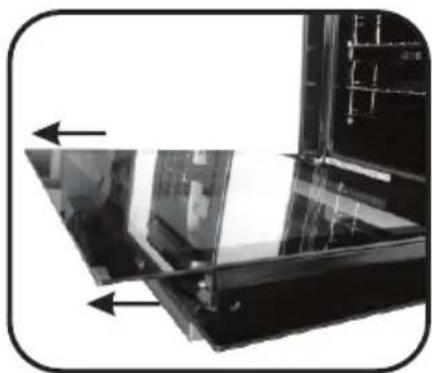 HOOVER HOZ7173IN WI - RIMOZIONE DELLO SPORTELLO DEL FORNO - 1