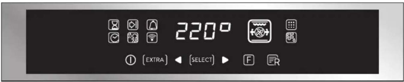 HOOVER HOZ7173IN WI - Beschreibung der Anzeige - 1