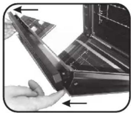 HOOVER HOZ7173IN WI - ENTFERNEN DES BACKOFENFENSTERS - 6