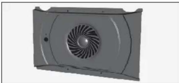 HOOVER HOZ7173WI WFE - HeiBluftventilator - 1