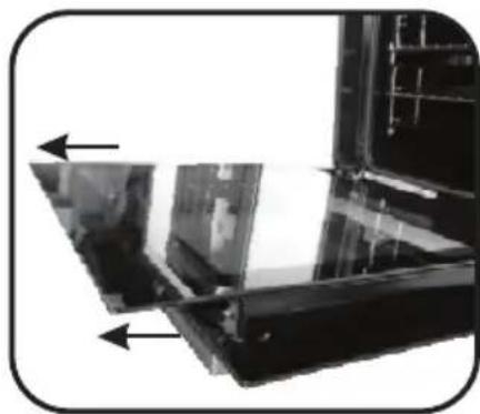 HOOVER HOZ7173WI WFE - REMOVAL AND CLEANINGOF THE GLASS DOOR - 2