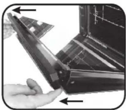 HOOVER HOZ7173WI WFE - WYJMOWANIEI CZYSZCZENIE SZYBY DRZWICZEK - 7