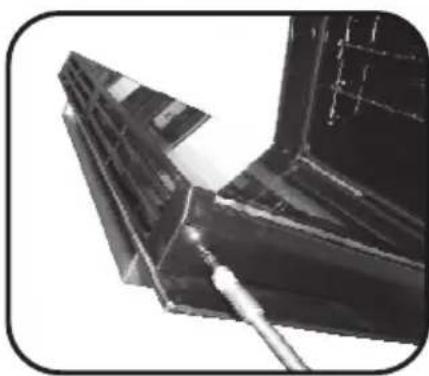 HOOVER HOZ7173WI WFE - Retrait et nettoyagedesvitres - 5