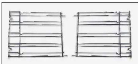 HOOVER HOZ7173WI WFE - Yanal tel Izgaralar - 1