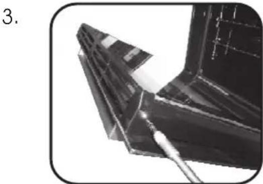 HOOVER HOZ7173WI WFE - ENTFERNEN UND REINIGEN DER GLASTÜR - 5
