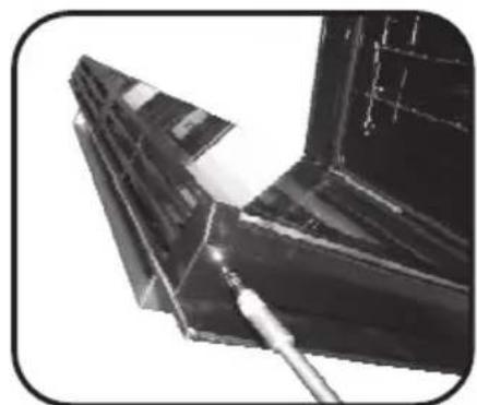 HOOVER HOAZ 8673 INE - REMOVAL AND CLEANINGOFTHEGLASSDOOR - 5