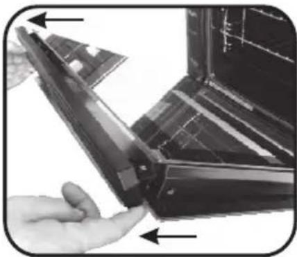 HOOVER HOAZ 8673 INE - EXTRACCIONY LIMPIEZA DE LA PUERTA DE VIDRIO - 7