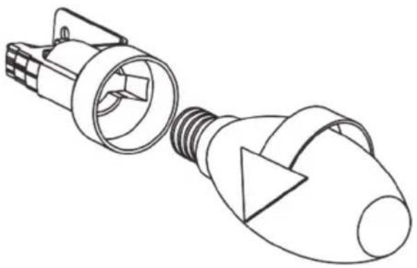 HOOVER HHT63001X - Sostituzione delle lampadine a candela - 1