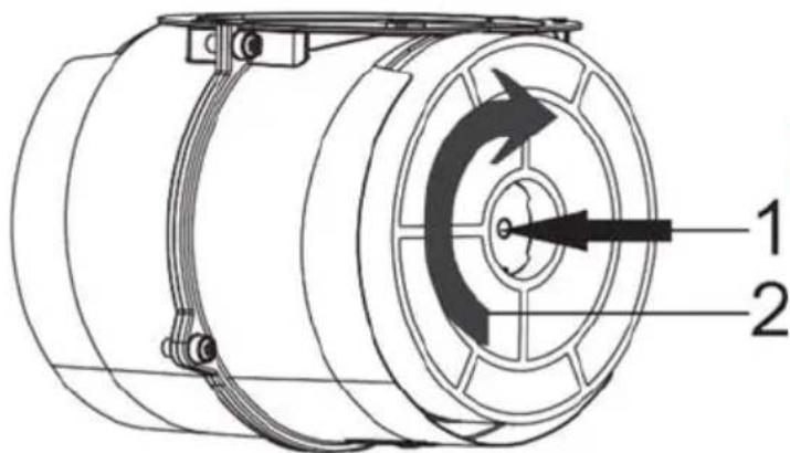 HOOVER HHT63001X - Výmena uhlíkového filtra AF 90 - 1