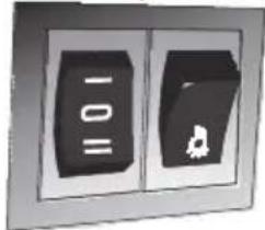 HOOVER HHT63001X - Przełącznik kołyskowy 2 prędkości - 1