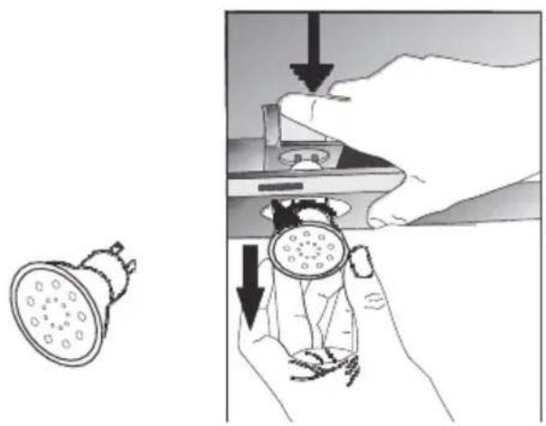 HOOVER HHT63001X - Výměna halogenové lampy - 1