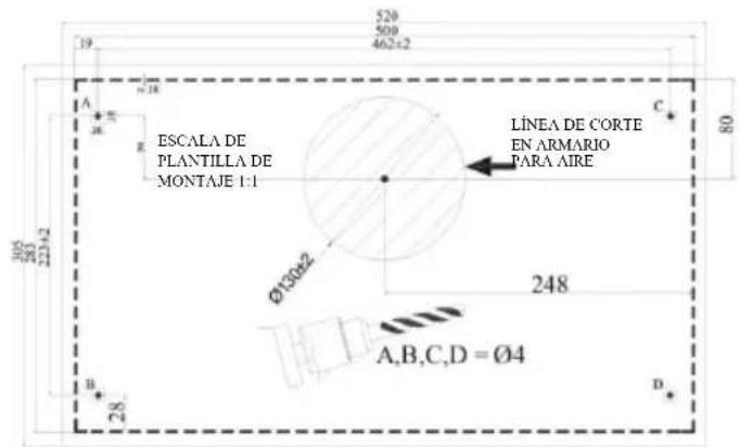 HOOVER HHT63001X - Taladro de los orificios de enganche - 1