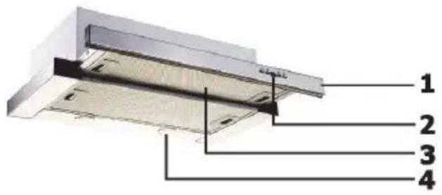 HOOVER HHT63001X - APERÇU DE L'APPAREIL - 2