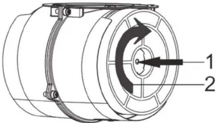 HOOVER HHT63001X - Sostituzione del filtro AF 90 al carbone - 1