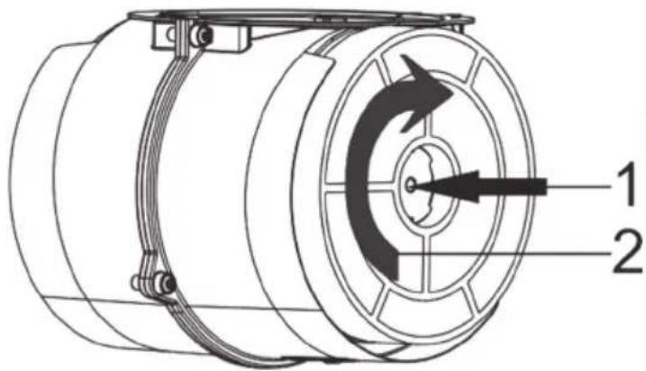 HOOVER HHT63001X - Remplacement du filtre à charbon AF 90 - 1
