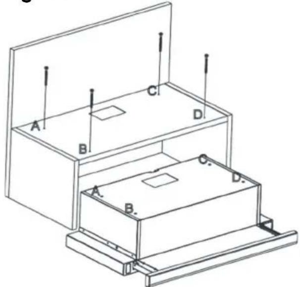 HOOVER HHT63001X - Perçage des trous de suspension - 2