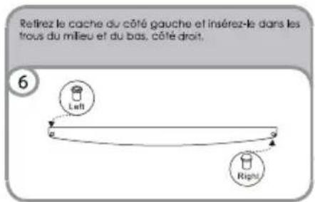 HOOVER HFLE54XK - INVERSER LE SENS D'OUVERTURE DES PORTES - 6