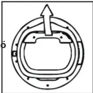 HOOVER DNC D913BXS - Poista Säiliö Seuraavasti - 1