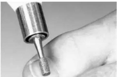 MEDISANA Medistyle S - Empfehlenswerte Reihenfolge für die Pediküre (Fußpflege): - 6