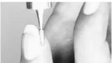 MEDISANA Medistyle S - Recommended sequence for a manicure (care of the hands): - 3