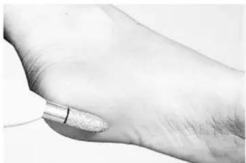 MEDISANA Medistyle S - Recommended sequence for a pedicure (care of the feet): - 4