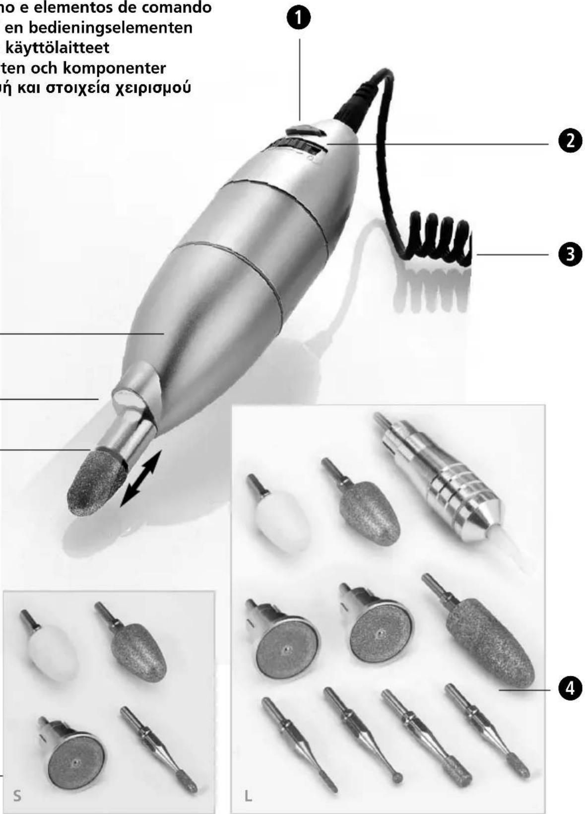 MEDISANA Medistyle L - GB Manicure/Pedicure Unit Medistyle S/L - 2