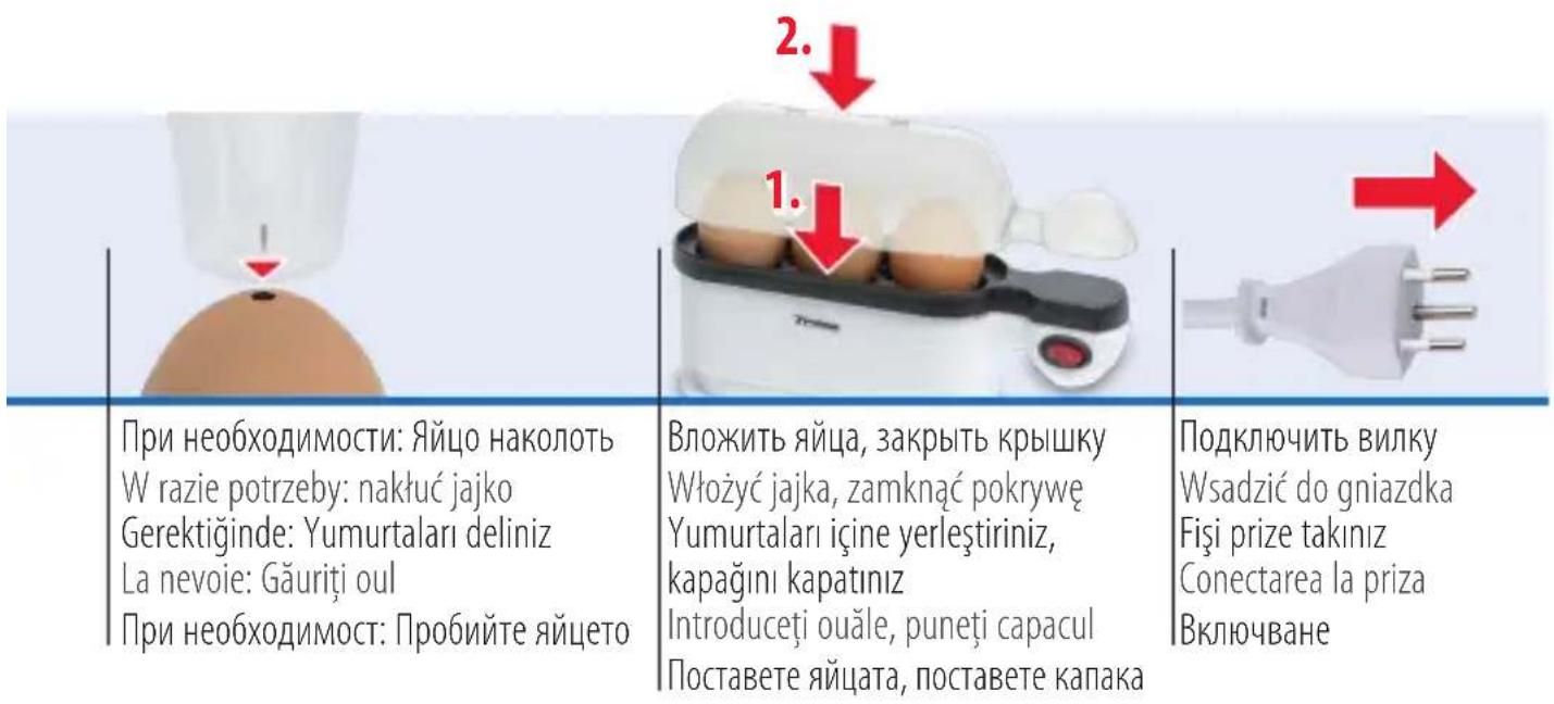 TRISA Eggolino - Iocne nCnoJb3OBAHn | Po uzyciu | Kullandiktan sonra | Dupa folosire | CneD ynoTpe6a - 2