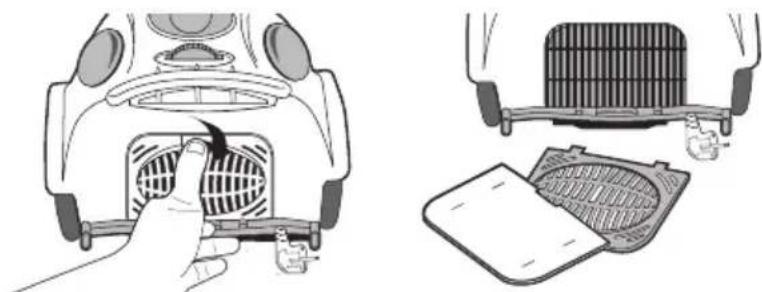 Logik L16VB10E - Always unplug the appliance from mains socket before replacing the filter. - 1