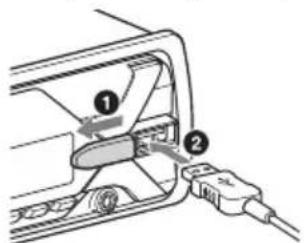 SONY DSXA410BT - Anschlieben eines USB-Geräts - 1