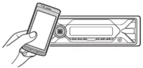 SONY DSXA410BT - Aktivieren Sie die NFC-Funktion am Smartphone. - 1