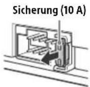SONY DSXA410BT - Austauschen der Sicherung - 1