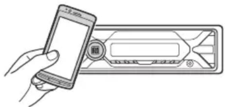 SONY DSXA410BT - Connecting with a Smartphone using One-touch connection (NFC) - 1
