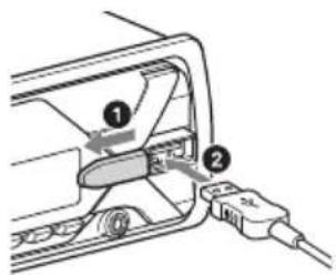 SONY DSXA410BT - Collegamento di un dispositivo USB - 1