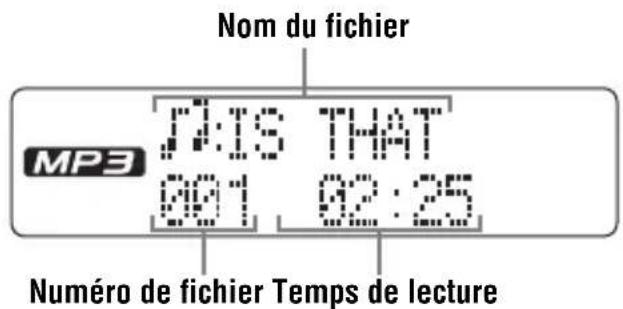 SONY DNF611 - Pendant la lecture d'un fichier MP3 - 1