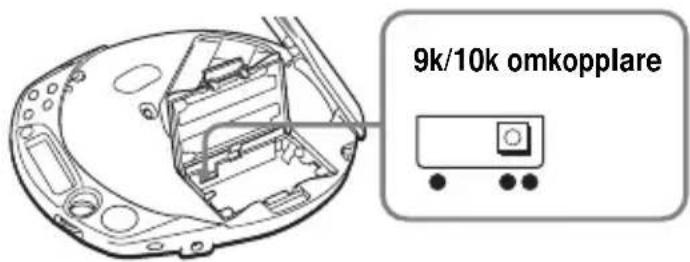 SONY DNF611 - Ändrainstallingsintervalt (gällerej europeiska modeller) - 1