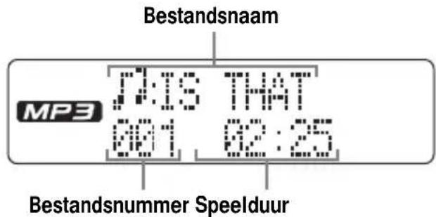 SONY DNF611 - Tijdens het afspelen van een MP3-bestand - 1