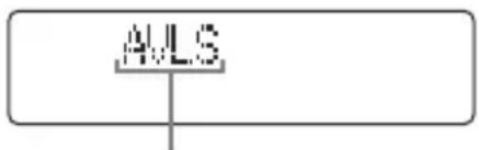 SONY DNF611 - Häll SOUND nedtryckt tills "AVLS ON" visas i teckenfönstret. - 1