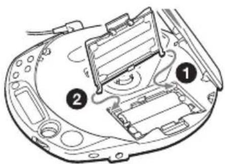 SONY DNF611 - Pour fixer le couvercle du compartment à piles - 1