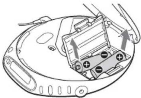 SONY DNE509 - Pour retirer les piles - 1