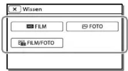 SONY HDRCX400E - Films en Foto's wissen - 1