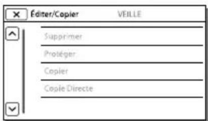 SONY HDRCX400E - Trouver une option rapidement - 2
