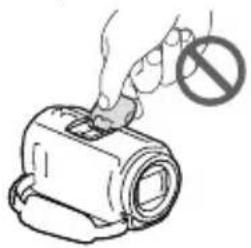 SONY HDRCX400E - Tampa da base Ecrã LCD - 1