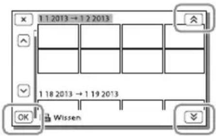 SONY HDRCX400E - Alle films/foto's met de geselecteerde datum in een keer wissen - 1