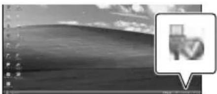 SONY HDRCX400E - Para desligar a-camera de video do computador - 1