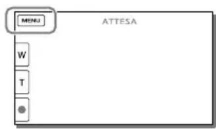 SONY HDRCX400E - Selezione di un supporto di registrazione (Modelli con memoria interna) - 1
