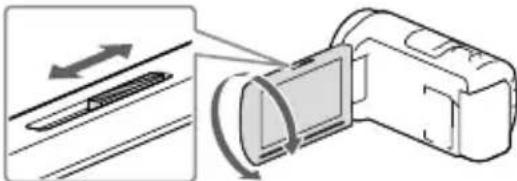 SONY HDRCX400E - Utilisation du projecteur intégré (Modèles avec un projecteur) - 4