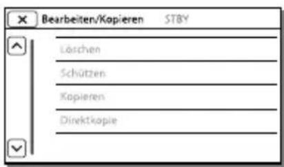 SONY HDRCX400E - WenneineMenuoptionnicht ausgewahltwerdenkann - 1