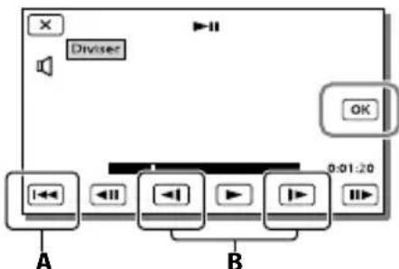 SONY HDRCX400E - Division d'un film - 2