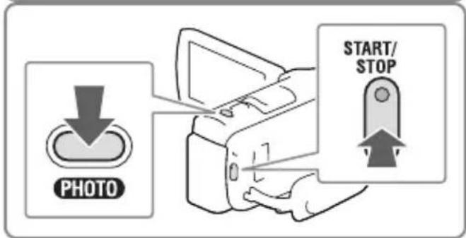 SONY HDRCX400E - Premere START/STOP per arrivare la registrazione. - 2
